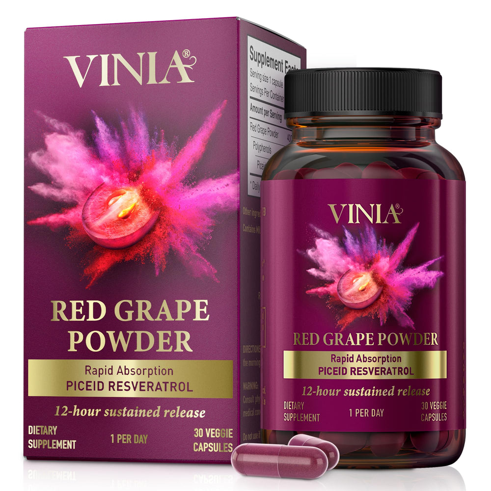 VINIA bottle front view for daily cardiovascular support