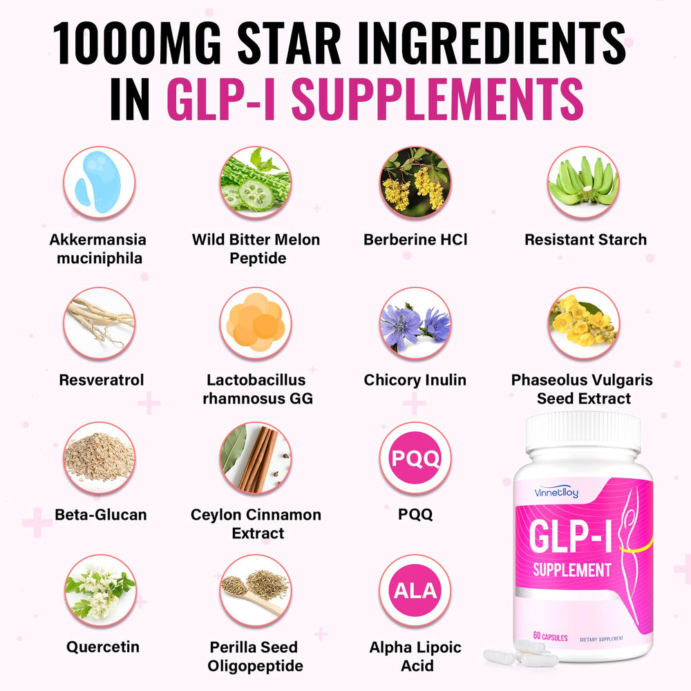 VINNETLLOY GLP-l Berberine capsules in natural formula