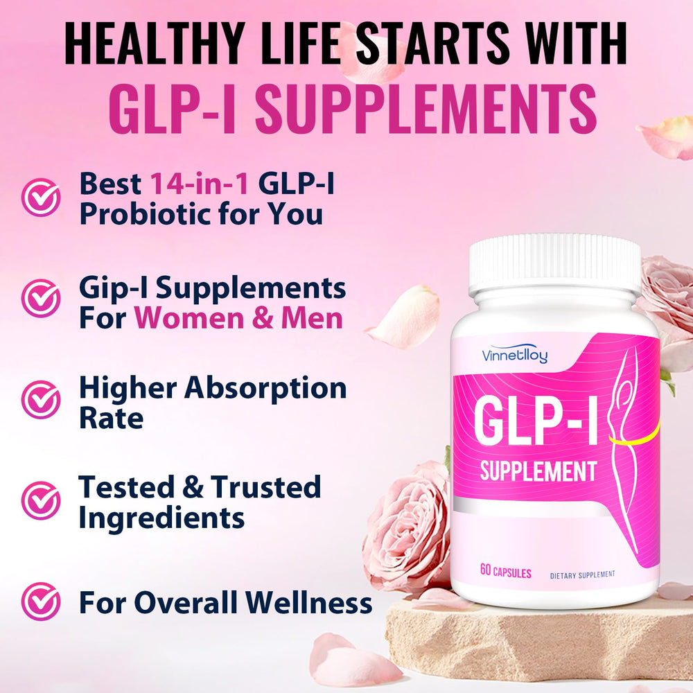VINNETLLOY GLP-l digestive health scene with nourishing foods