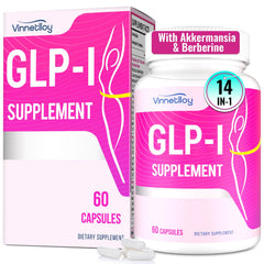 VINNETLLOY GLP-l supplement bottle front view for daily use