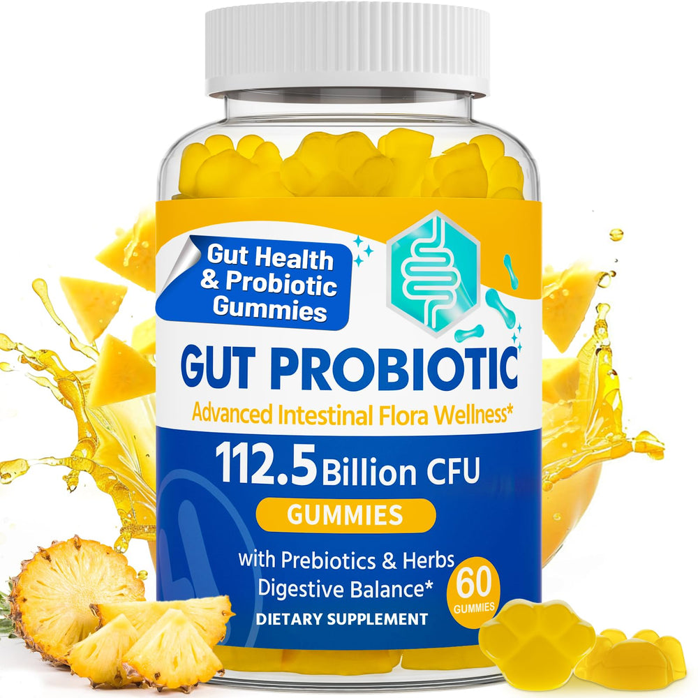 VIOAFSLSE gut-health gummies bottle-front for easy daily probiotic routine.