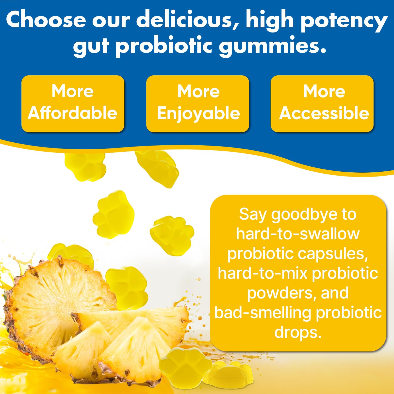 VIOAFSLSE sugar-free label indicates guilt-free daily probiotic enjoyment.