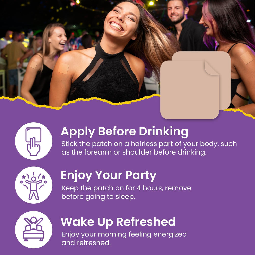 VIORY Recovery Patch waterproof design featured during pool party scene.