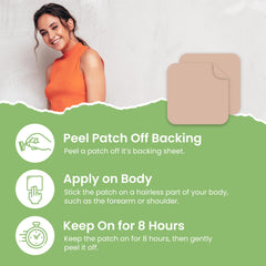 VIORY Zinc Patches back sheet peeling for easy application