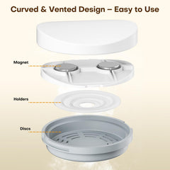 VIPBATH cologne-disc-pack image delivers clean fragrance for cars and wardrobes.