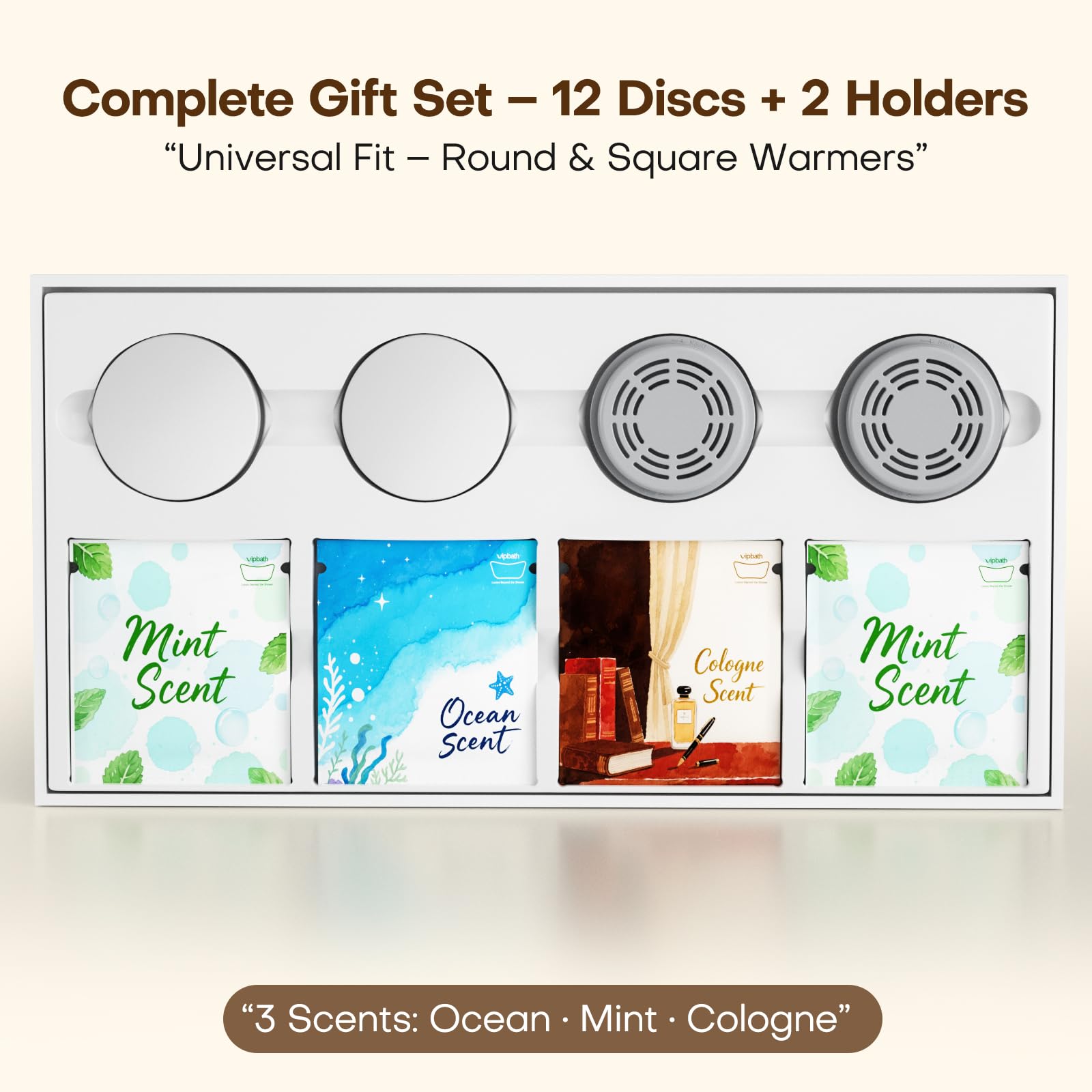 VIPBATH mint-disc-pack image adds cool scent to drawers and baths.