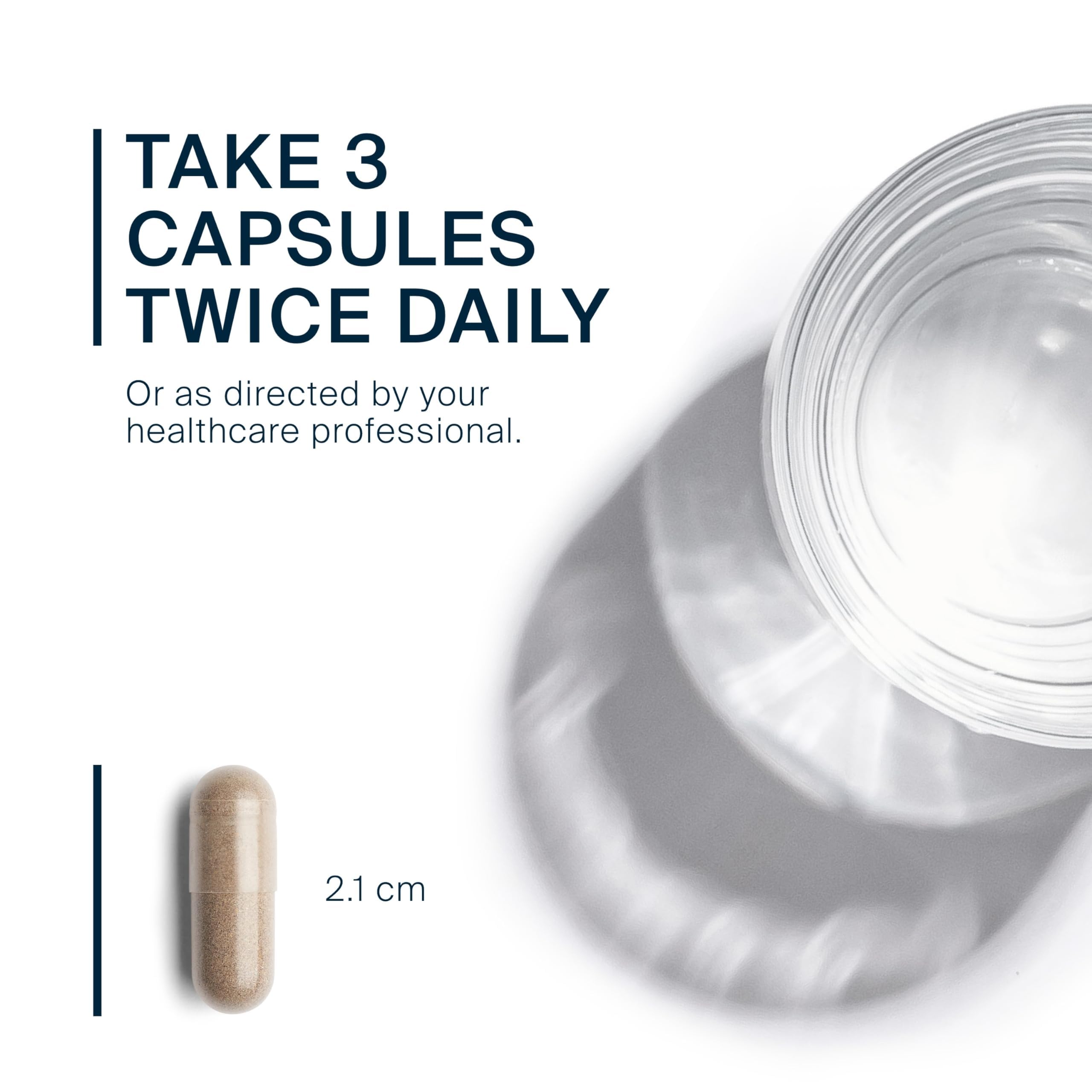 Vital Nutrients ViraCon lifestyle shot of a user taking capsules.