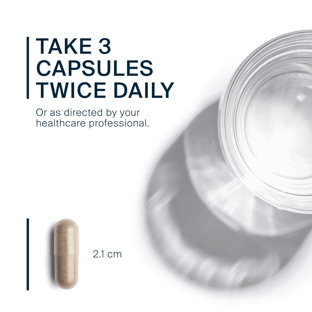 Vital Nutrients ViraCon lifestyle shot of a user taking capsules.