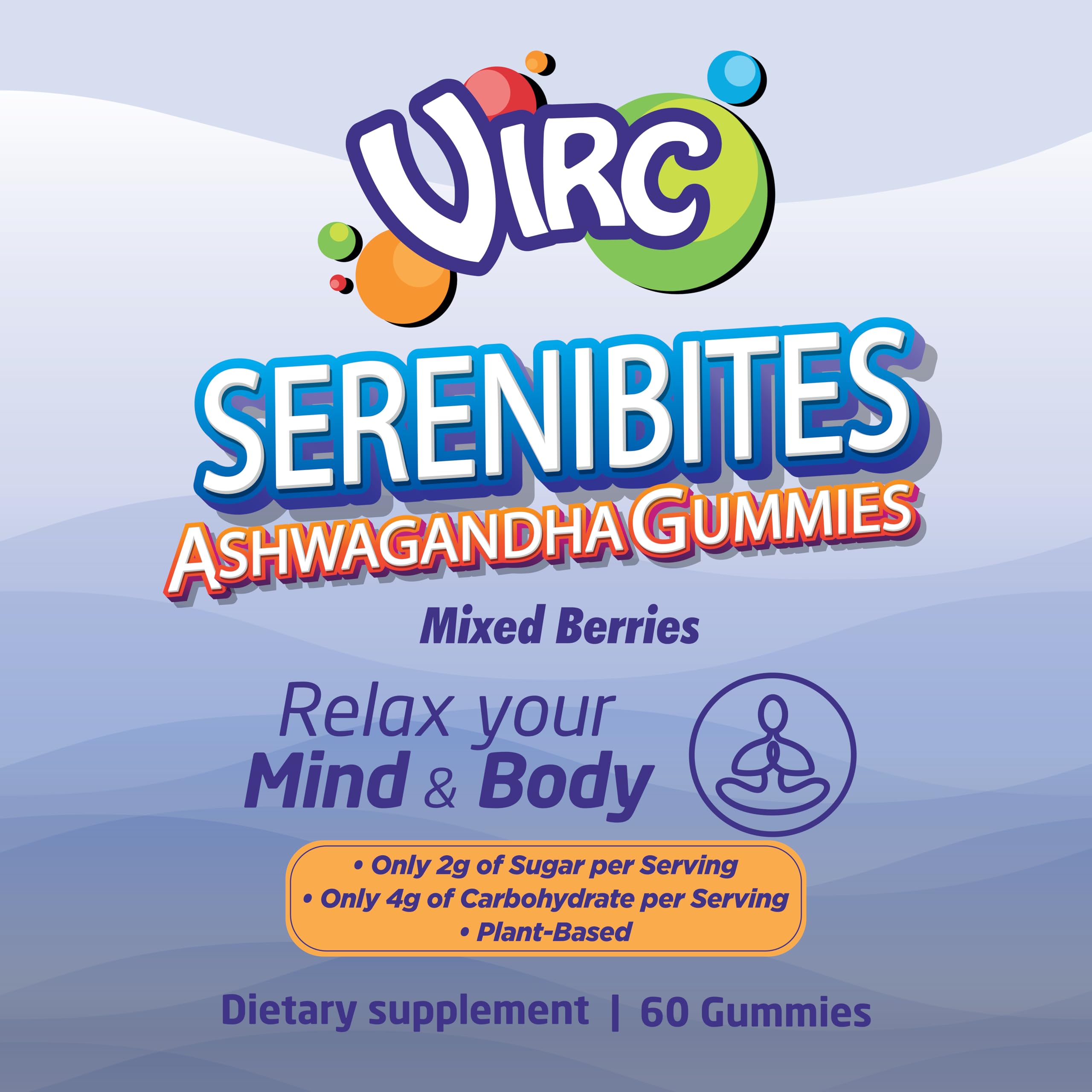 On-the-go VIRC Ashwagandha Gummies bottle for busy days.