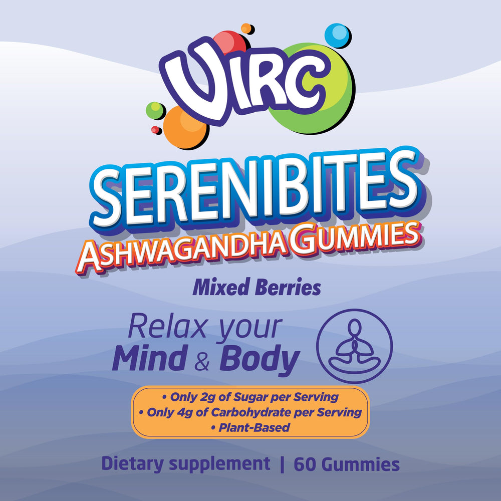 On-the-go VIRC Ashwagandha Gummies bottle for busy days.