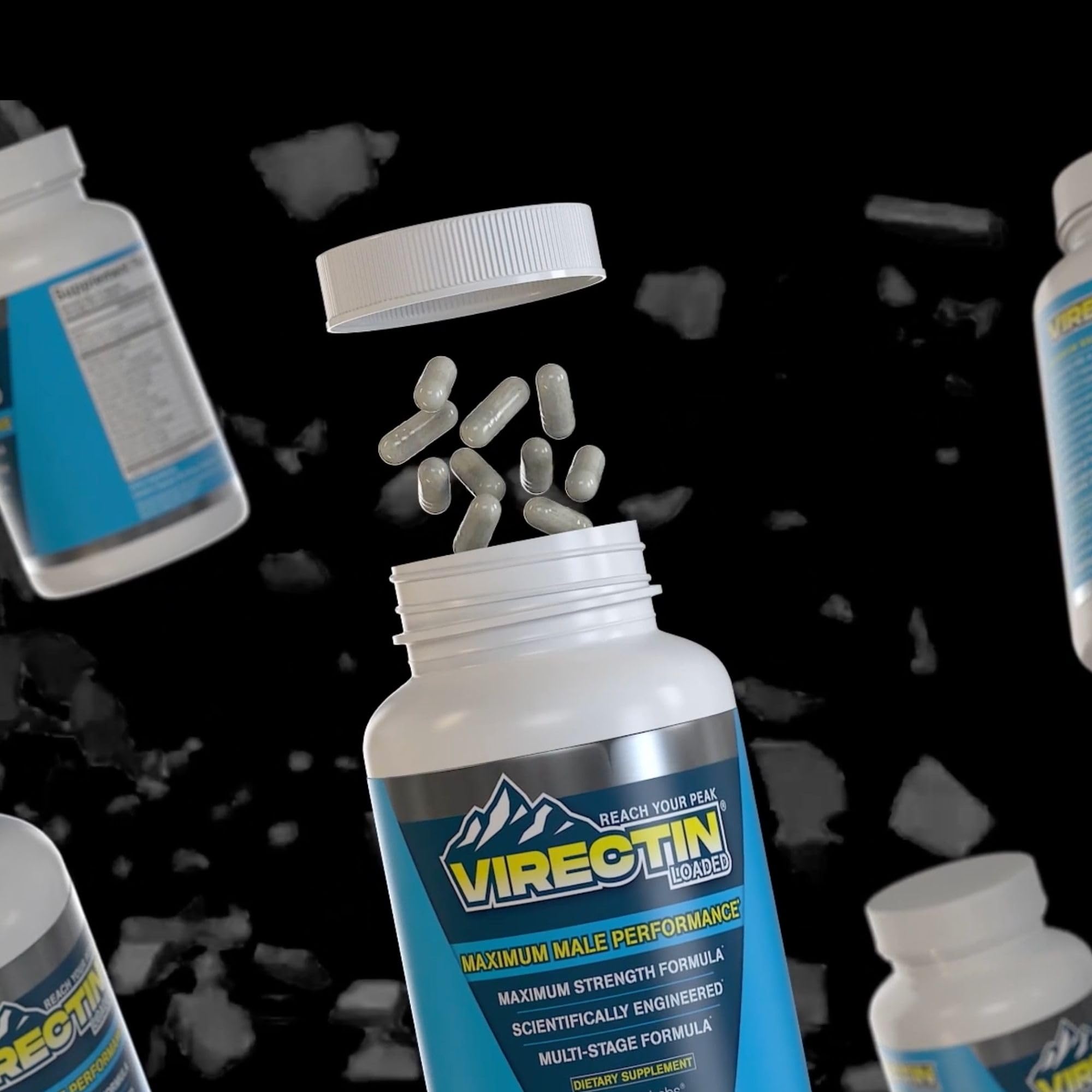 Virectin Loaded packaging displayed for easy at-home use