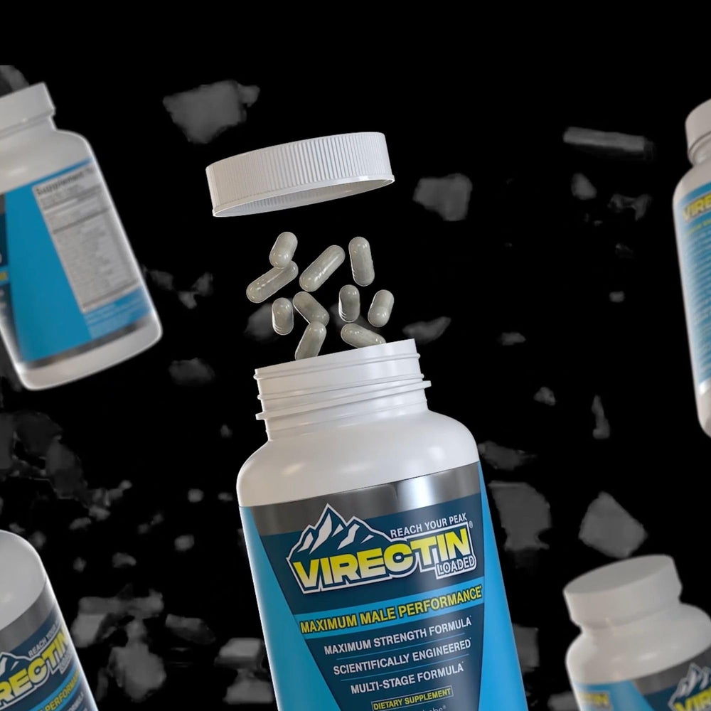 Virectin Loaded packaging displayed for easy at-home use