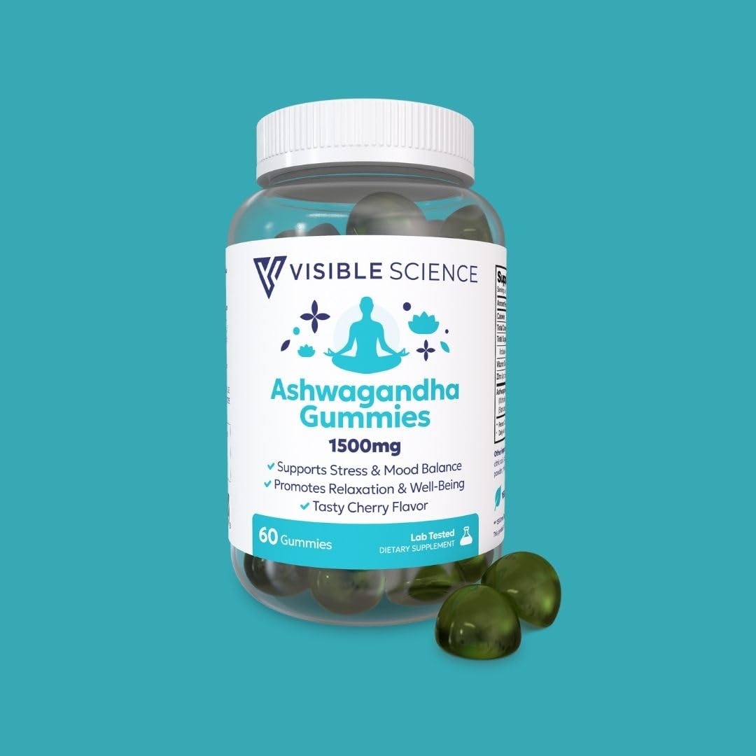 Visible Science gummy serving dispensing, ideal for daily routine.
