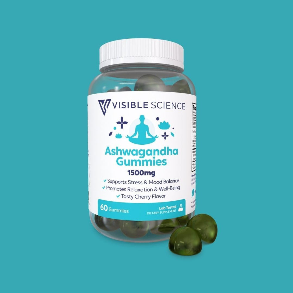 Visible Science gummy serving dispensing, ideal for daily routine.