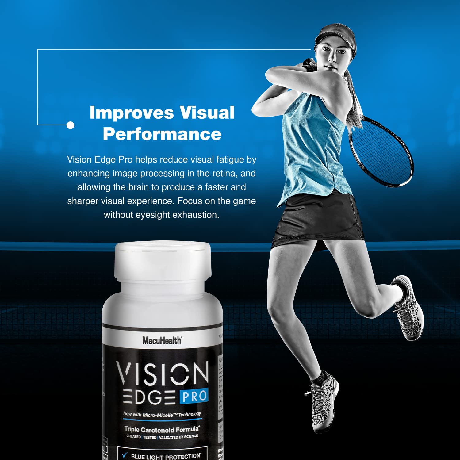 Vision Edge Pro softgel view emphasizes omega-3 EPA/DHA support.