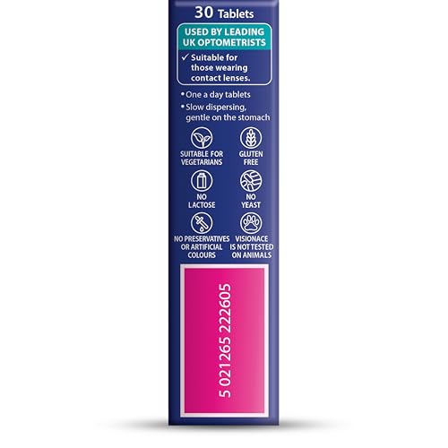 Visionace Original lutein esters close-up emphasizing eye nutrition.