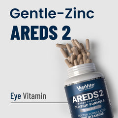 VisiVite AREDS2 label shows USA-made quality for macular health