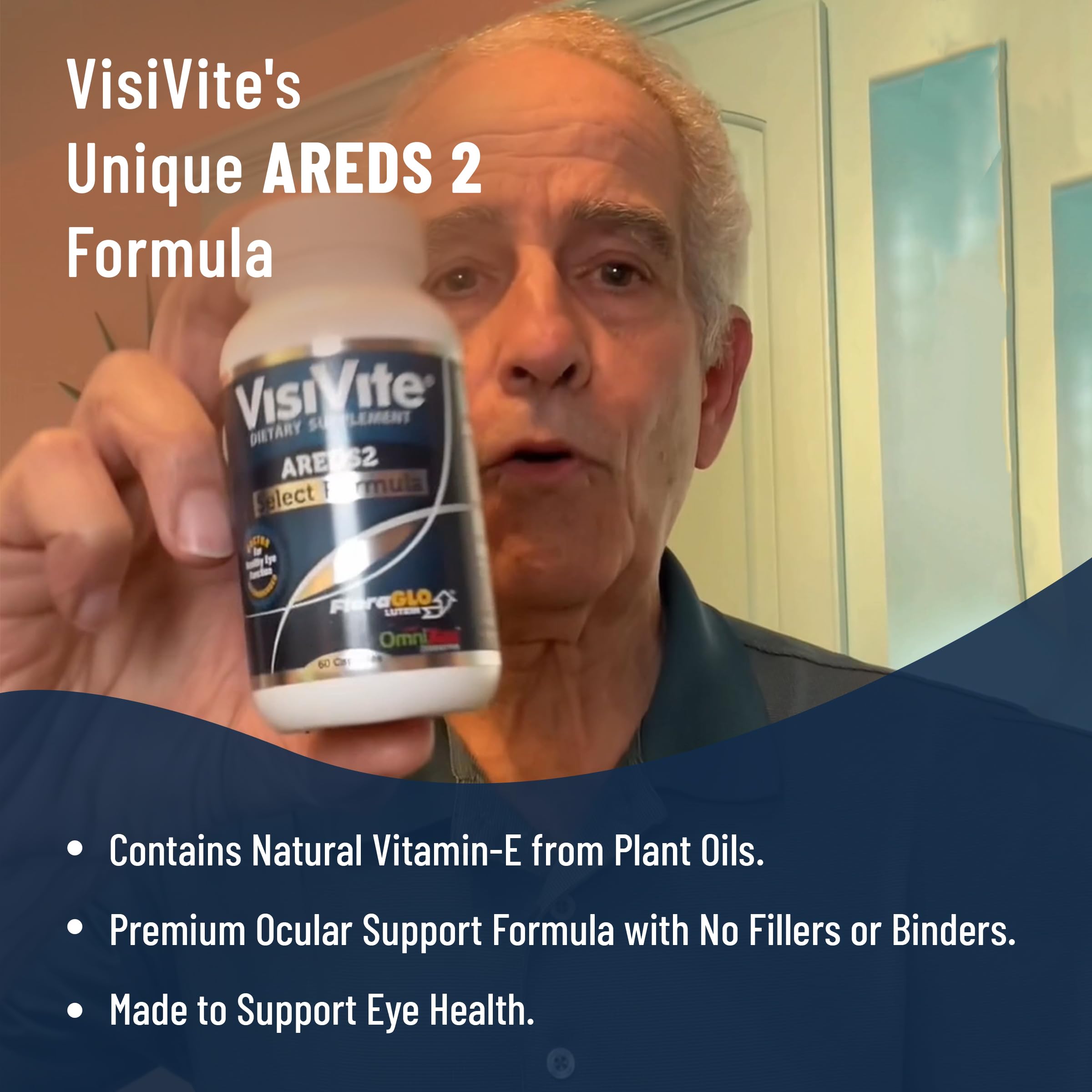 VisiVite AREDS2 packaging close-up highlighting premium packaging