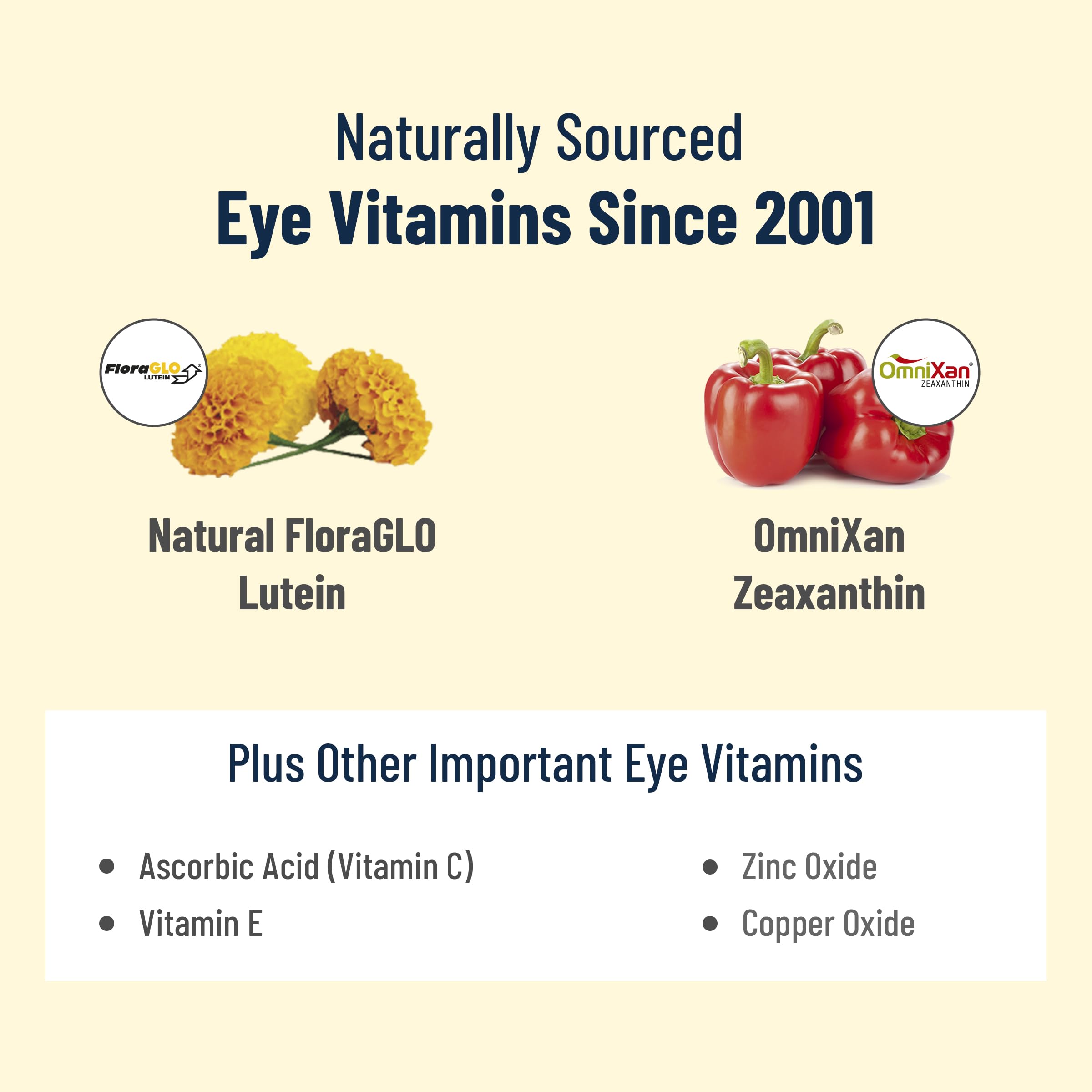 VisiVite AREDS2 vegan capsules illustrating plant-based eye vitamins