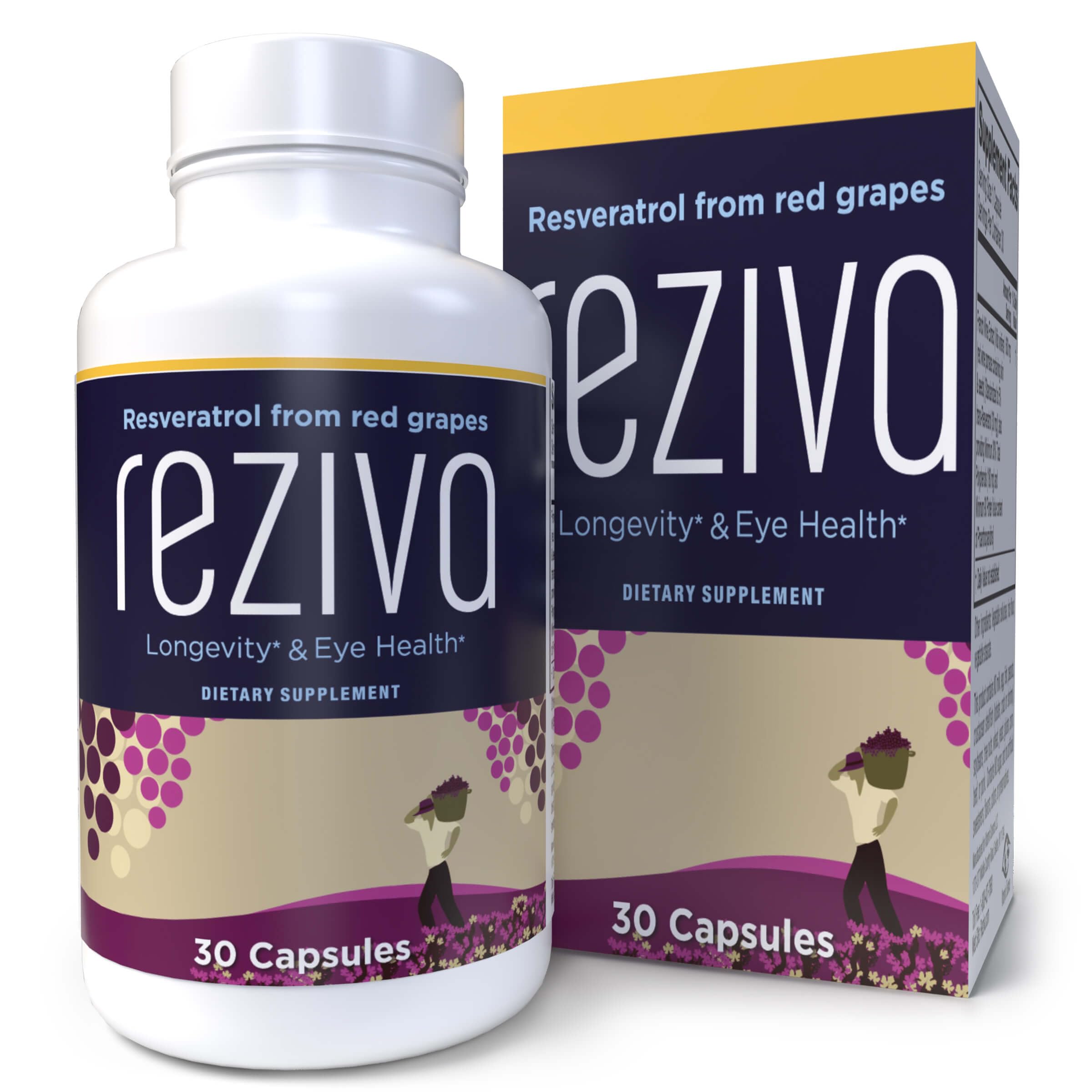VisiVite Reziva bottle on table highlighting easy daily use