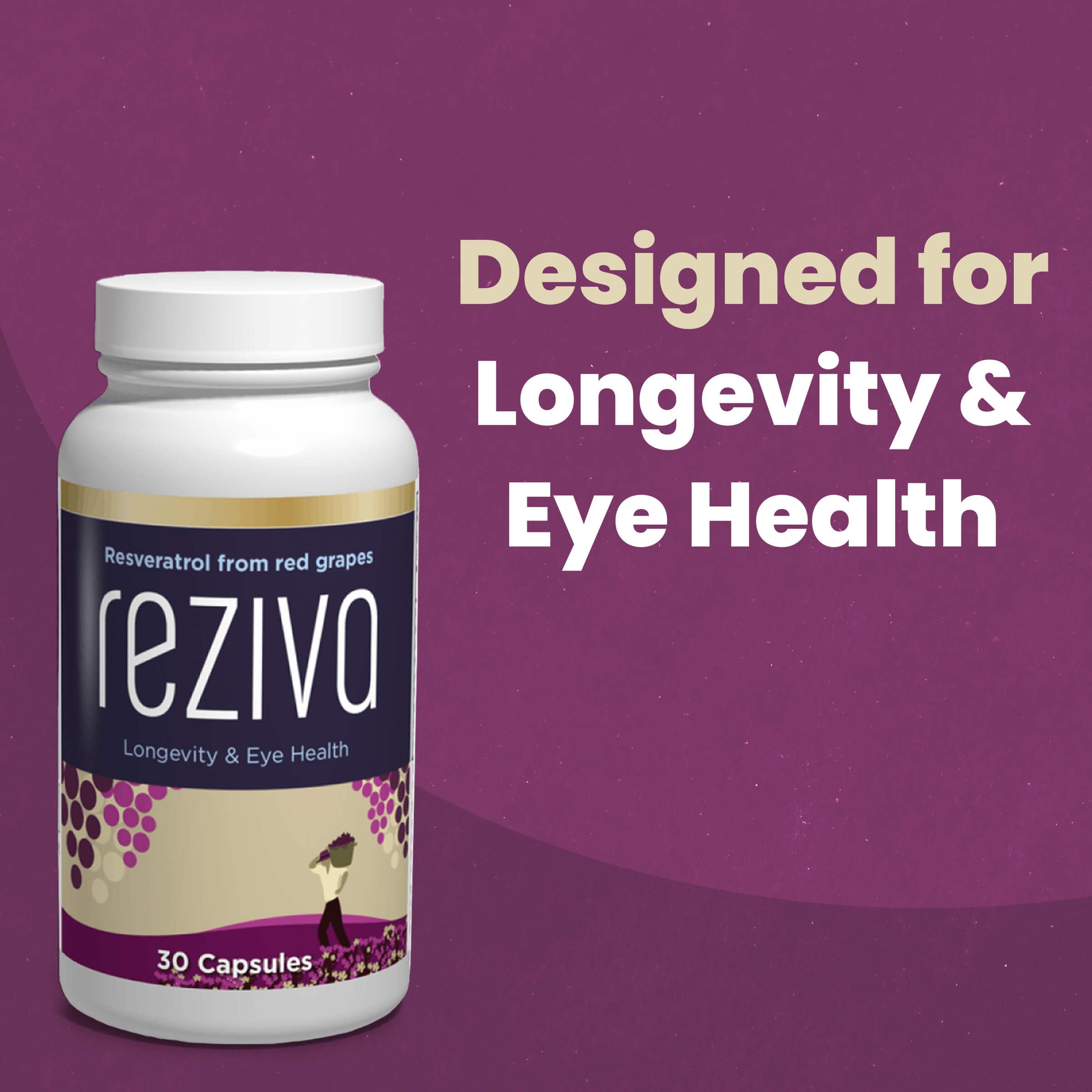 VisiVite Reziva capsules close-up for vegan daily wellness