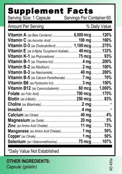 Vita4Life ADEK capsules closeup highlighting rapid dissolution