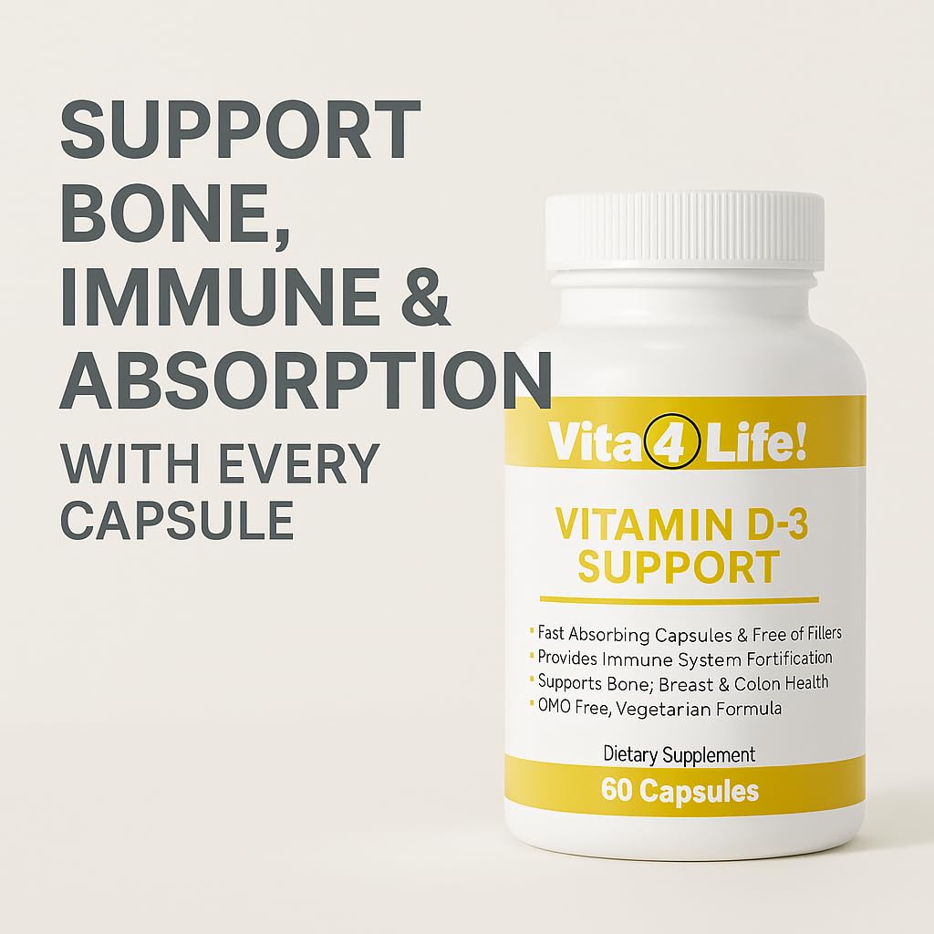 Vita4Life D3 K2 magnesium capsules ready for a simple daily routine.