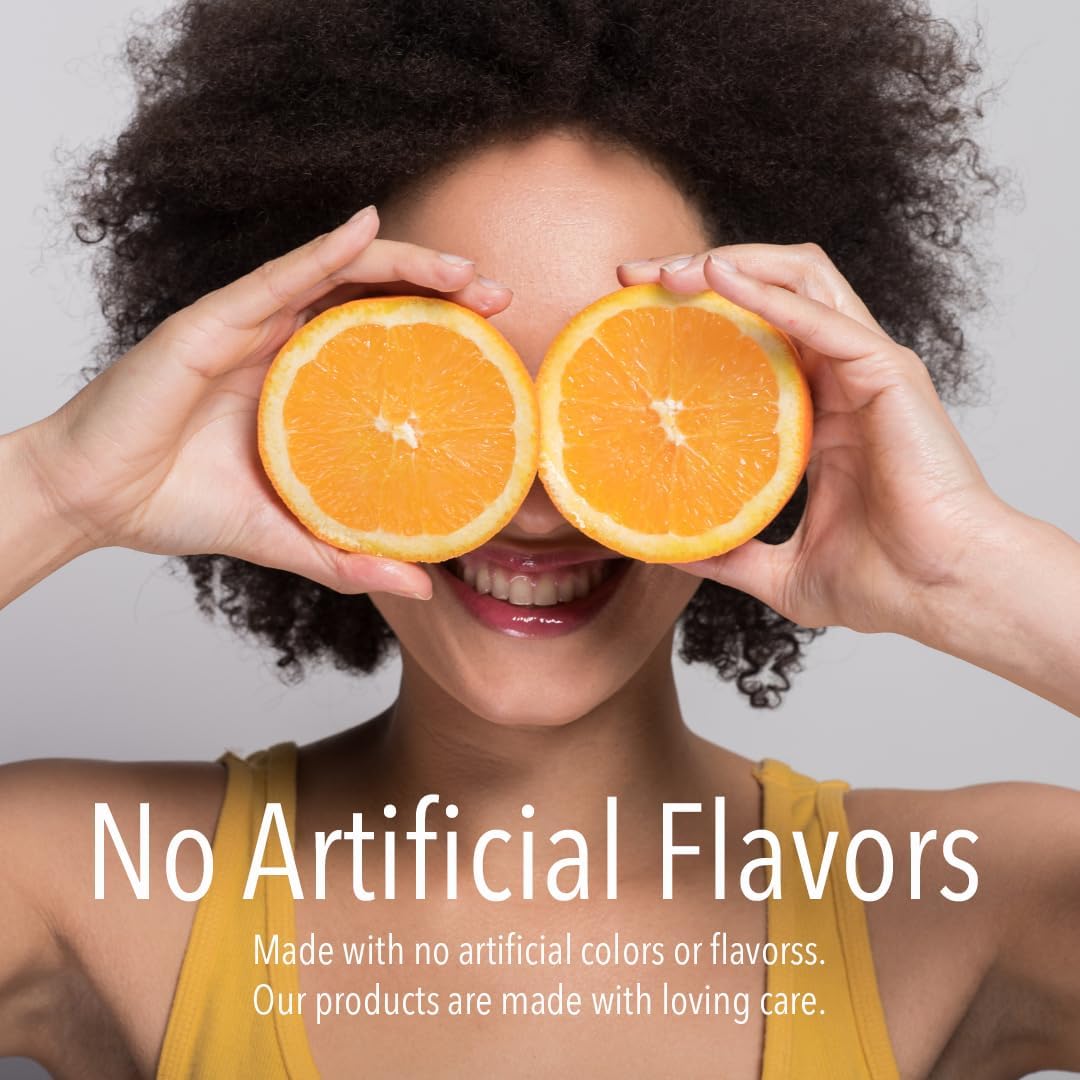 VITA GLOBE transparent ingredient label communicates purity and quality standards.