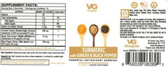 VITA GLOBE gummies close-up showing chewy texture and ginger flavor