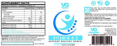 VITA GLOBE Vitamin K2 Gummies close-up showing chewy texture for easy daily use