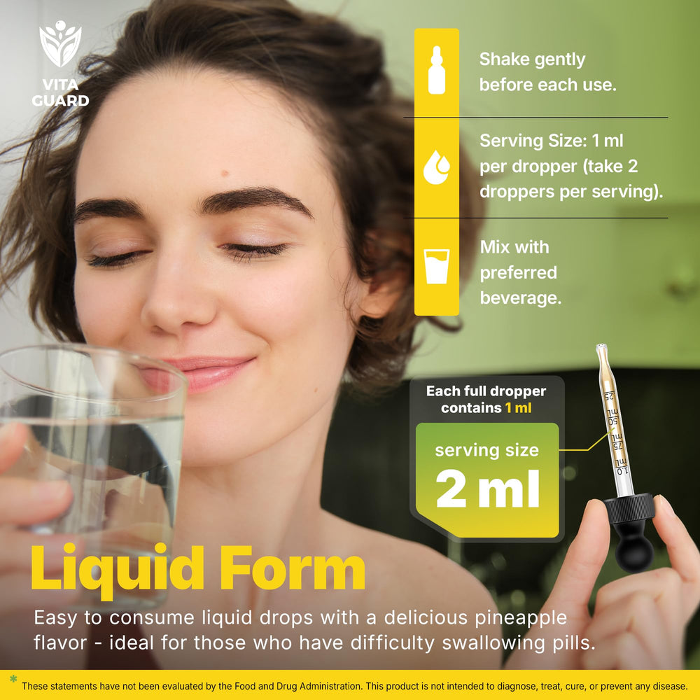 Family-friendly Vita Guard drops suitable for men and women