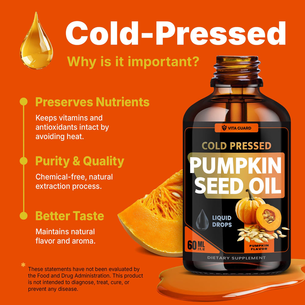 Liquid drops in hand showcasing smooth texture of Vita Guard oil.