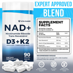 Vita Guard Nicotinamide Riboside capsule close-up for cellular energy support