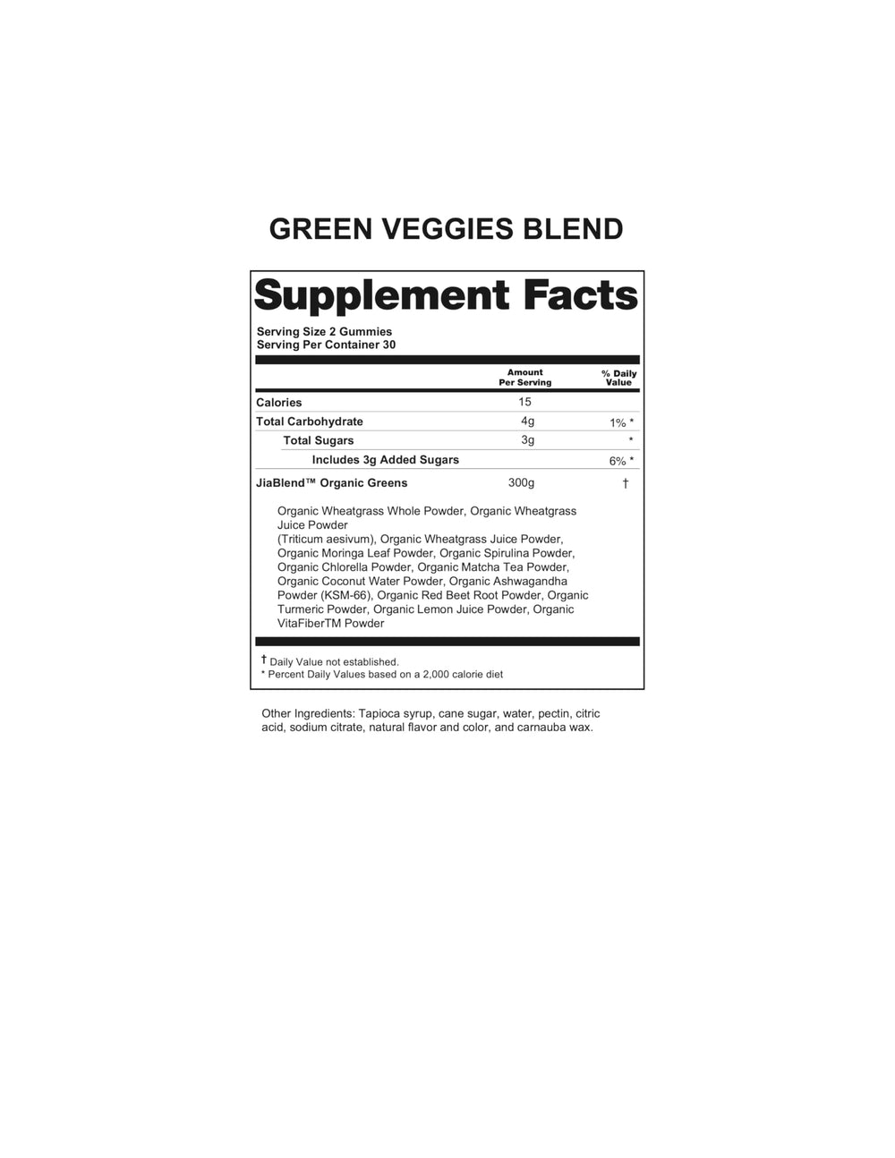 VITA JKORE Green Veggies travel pack ready for on-the-go supplementation