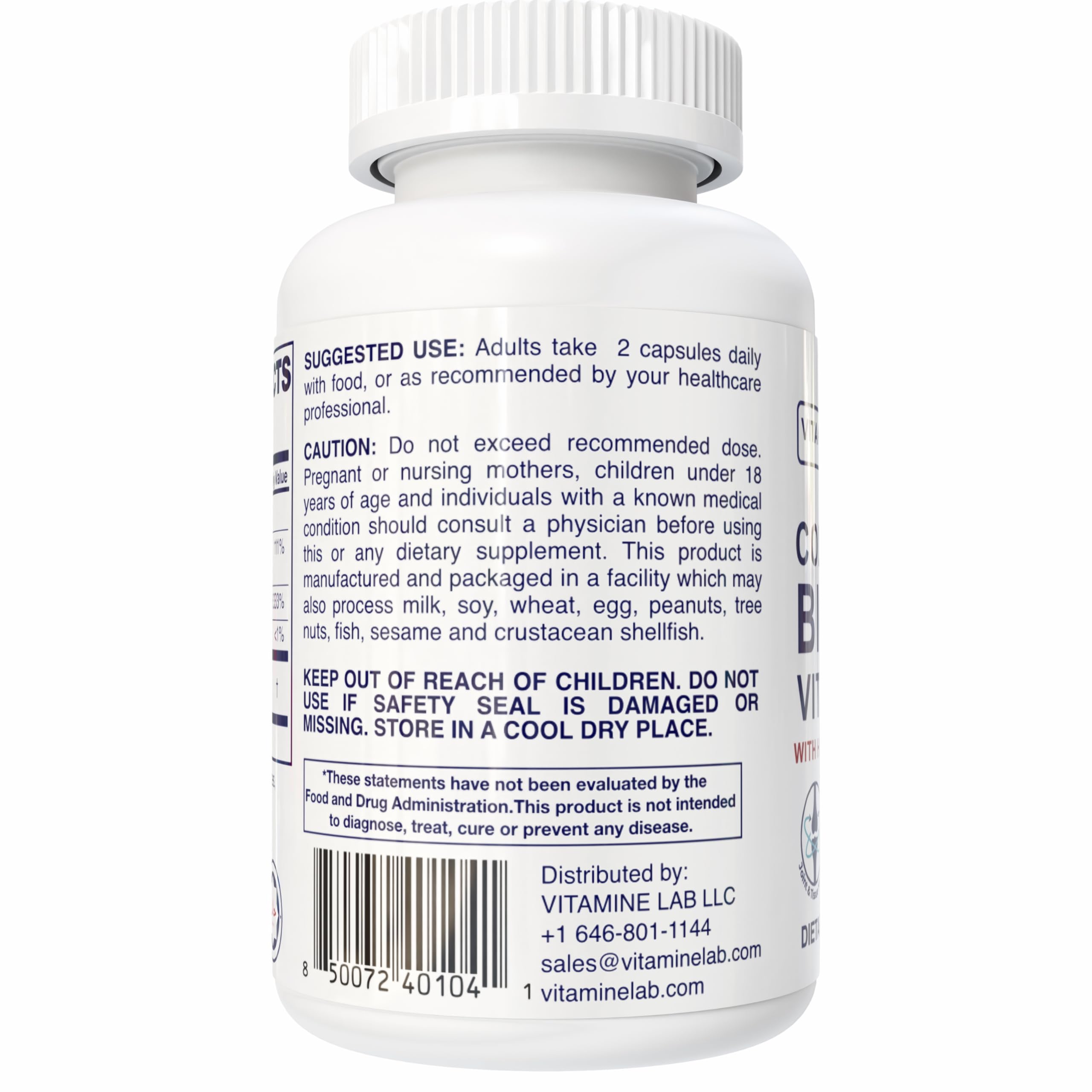 VITA MINE LAB hyaluronic acid ingredient highlighting skin hydration support.
