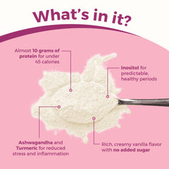 VITA-PCOS collagen powder highlights hair, skin and nails with daily glow