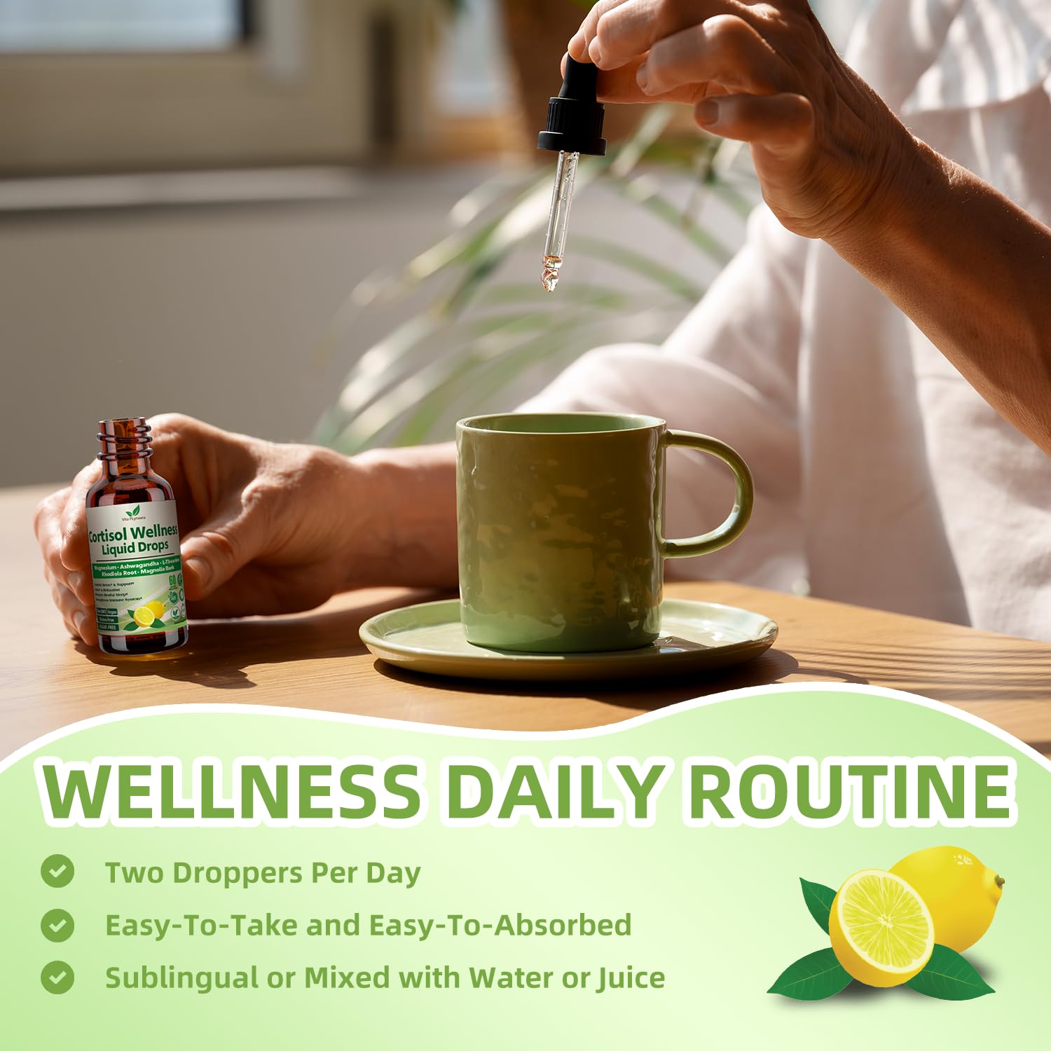 Vita PLynxera 60 ml bottle equals a 30-day supply for steady use.