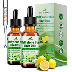 Vita PLynxera methylene blue drops bottle for clarity and focus