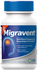 Vita Sciences Migravent bottle with capsules ready for daily brain and circulatory wellness