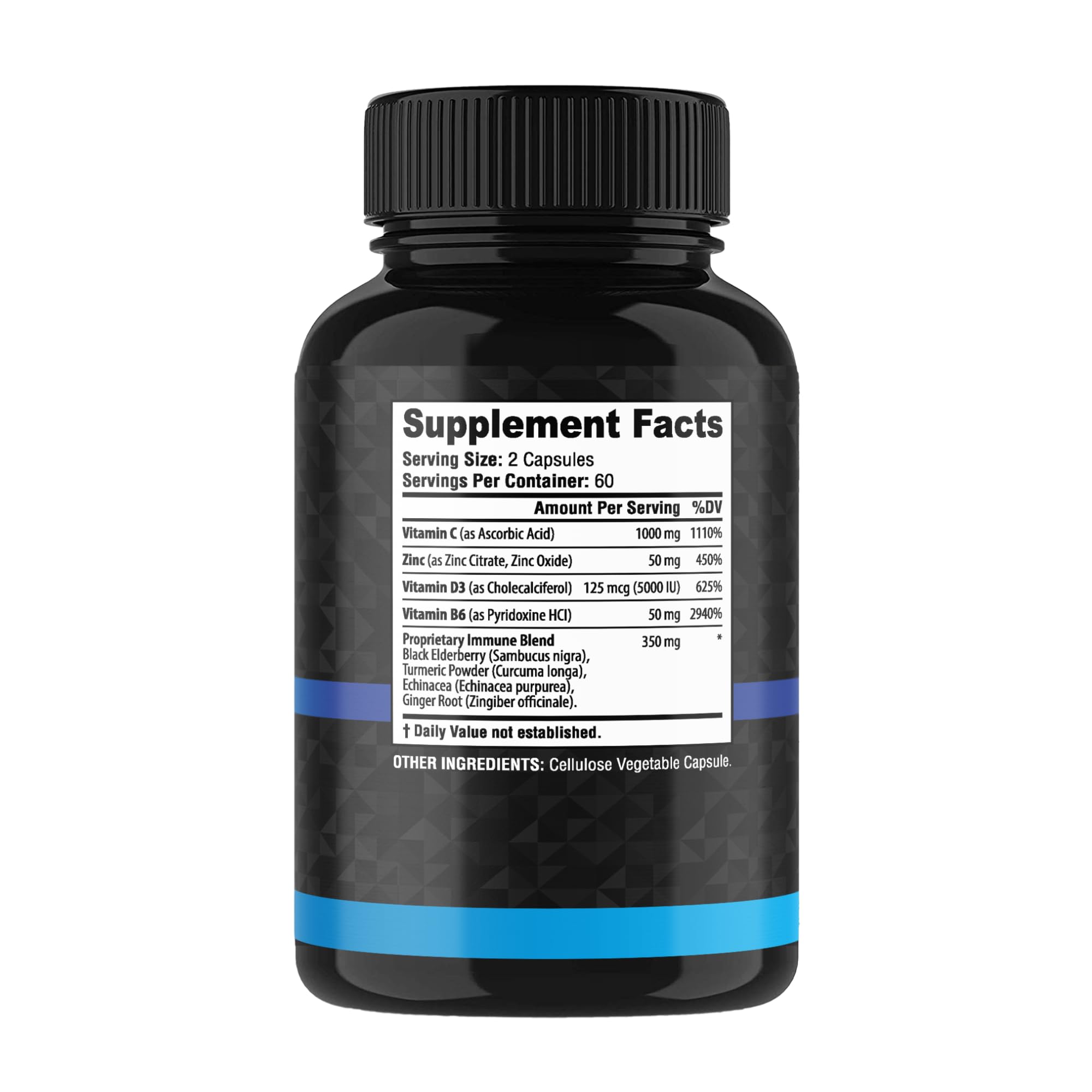 Vitabem 8-in-1 gummy daily dose pour showing serving size for immune support.
