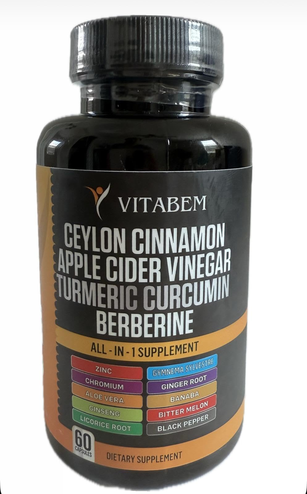 Vitabem Bitter Melon capsules bottle may support sugar balance