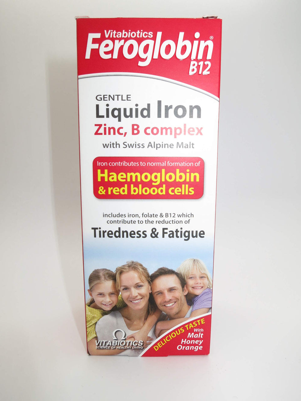 Vitabiotics Feroglobin liquid iron 200ml bottle for daily iron support