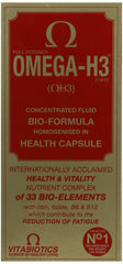 Vitabiotics Omega-H3 bottle front view for daily nutrient support