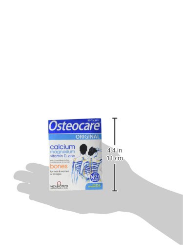 Vitabiotics Osteocare daily dose reminder with cap suggests a simple routine.