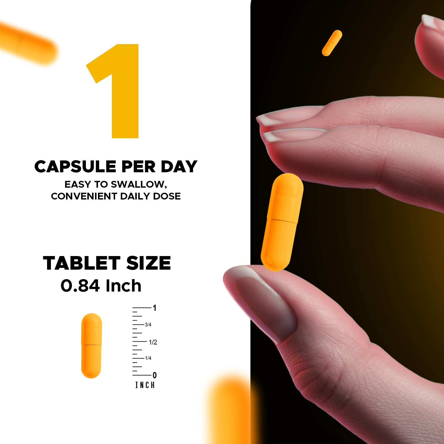 Vitabod bottle open with spilled capsules for easy access.