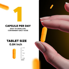 Vitabod bottle open with spilled capsules for easy access.