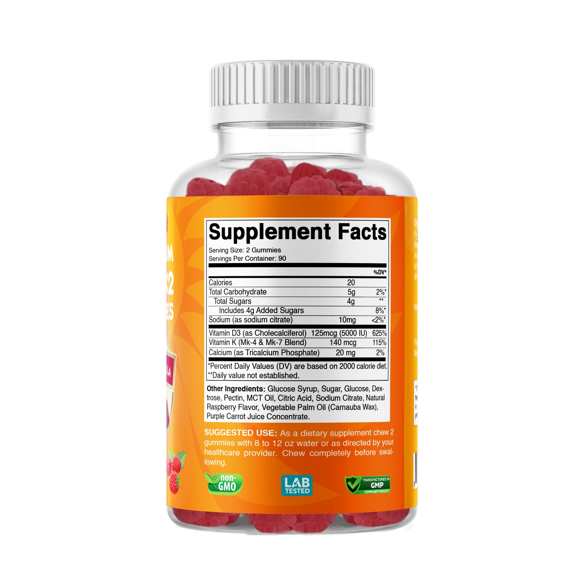 Vitabod D3 K2 gummies packaging displayed on shelf