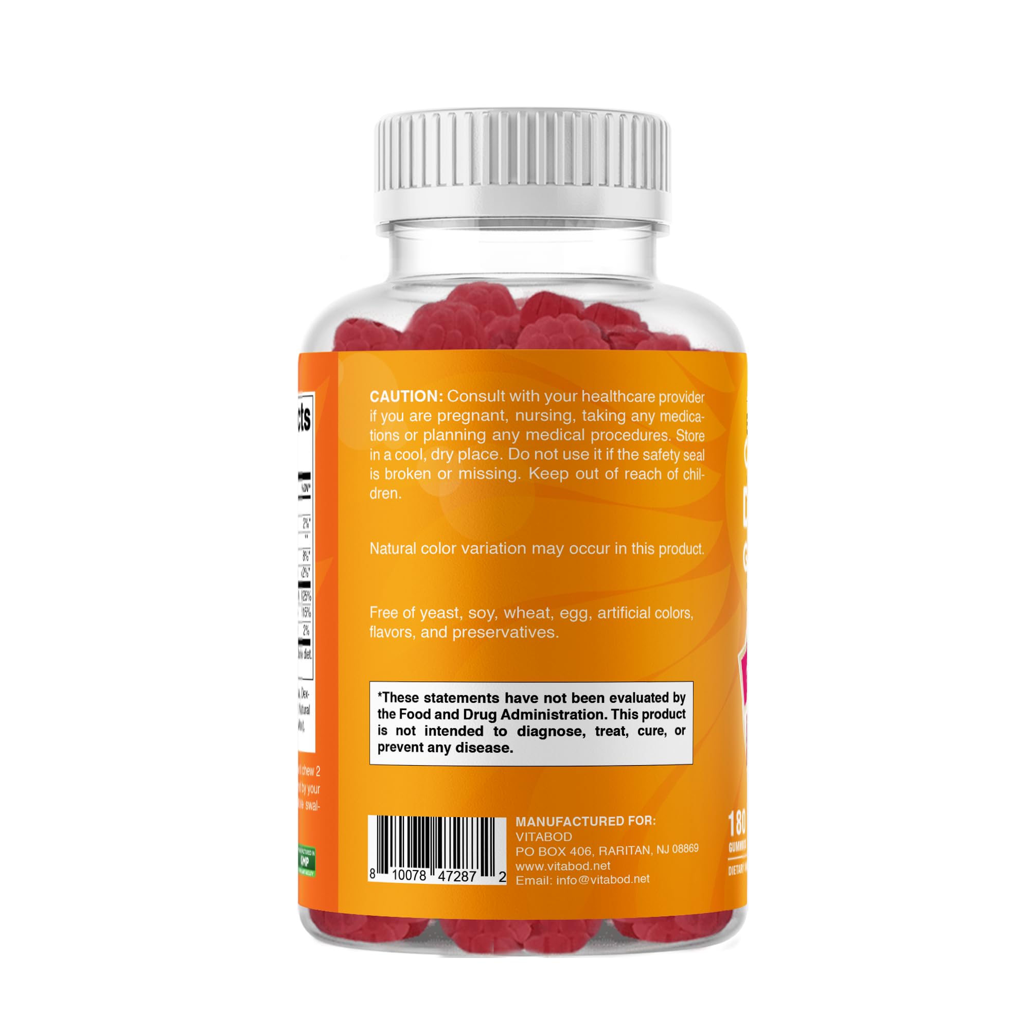 Vitabod D3 K2 gummies serving suggestion for daily intake