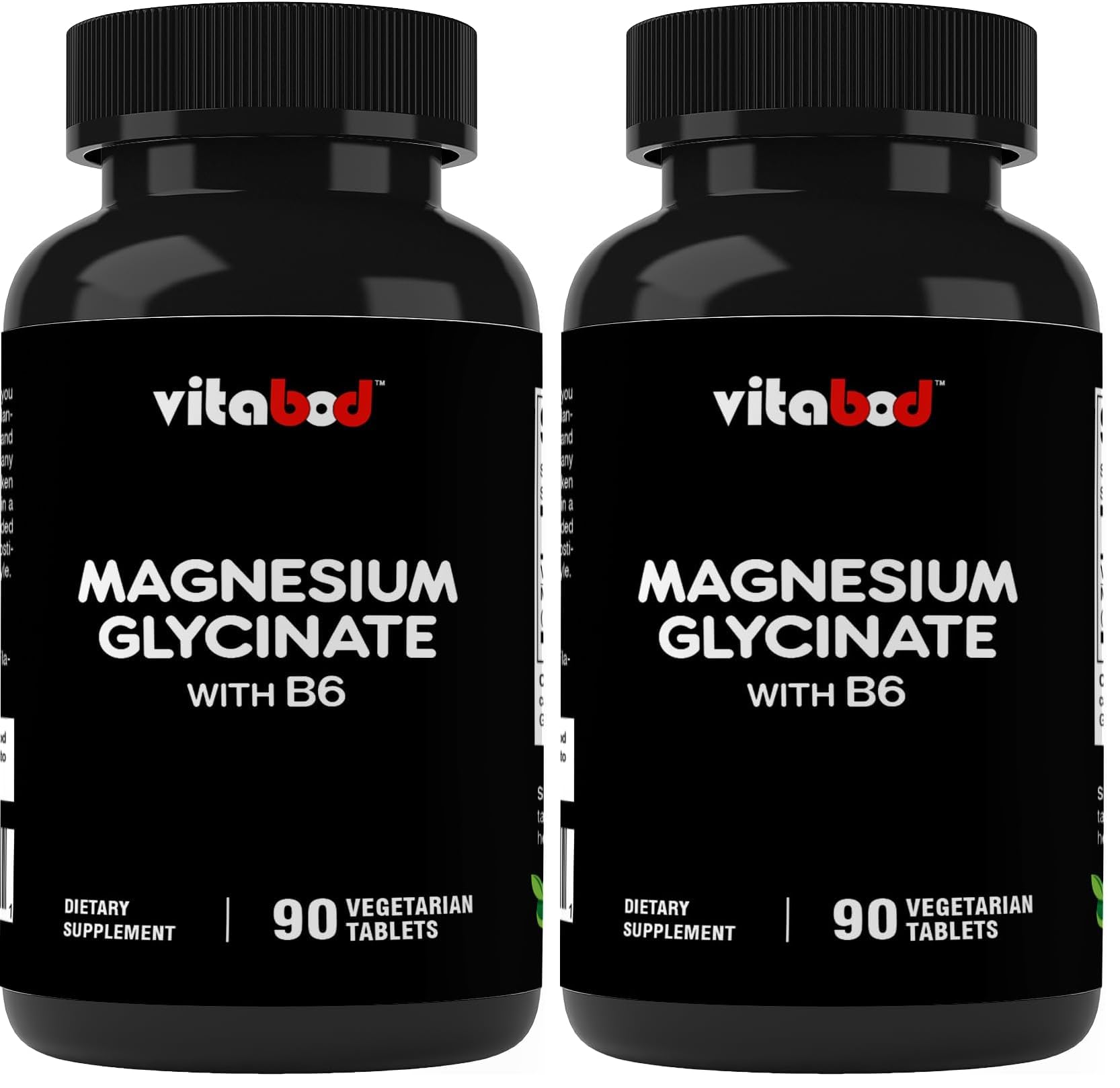 Vitabod Magnesium Glycinate 1000 mg bottle for daily magnesium support