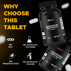 Vitabod tablets on white background showing high potency